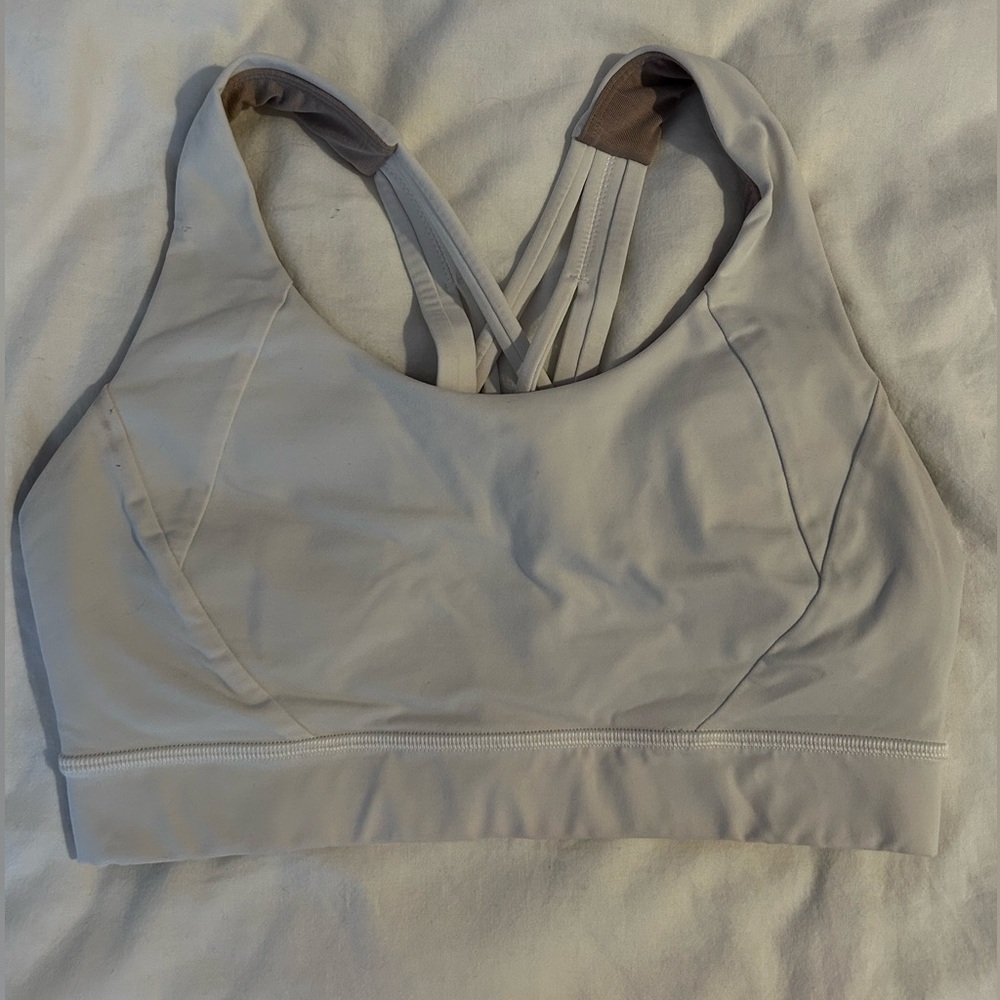 Lululemon Women's white Sports Bra